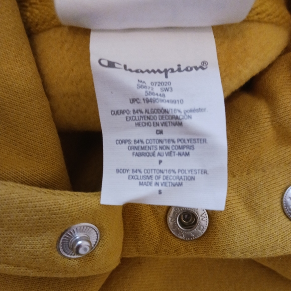 NWT Champion Reverse Weave Snap Button Hoodie - Picture 9 of 11